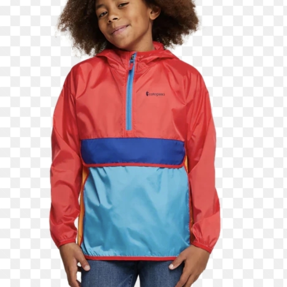 NWT Cotopaxi Kids Teca Windbreaker-Fireball